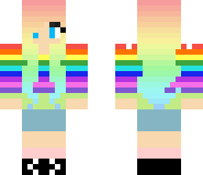 rainbow girl