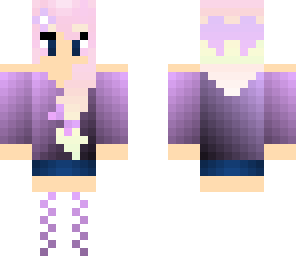 pastel purple hair girl