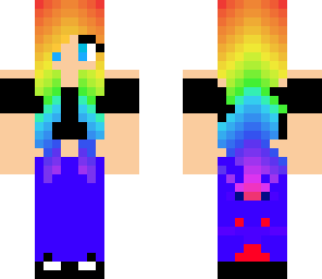 rainbow hair