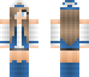 blue tomboy girl