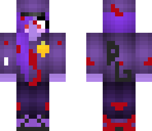 bloody purple girl