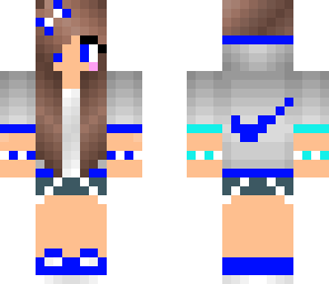 dark blue nike girl
