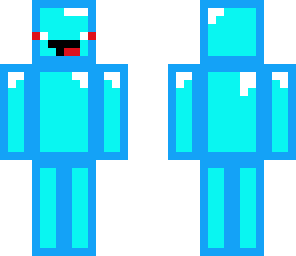 evil blue derp