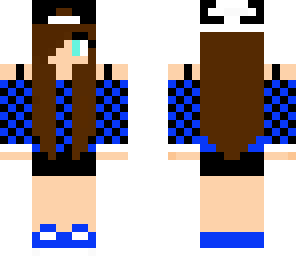 blue tomboy girl