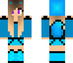 blue wolf girl