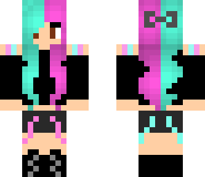 emo cotton candy girl