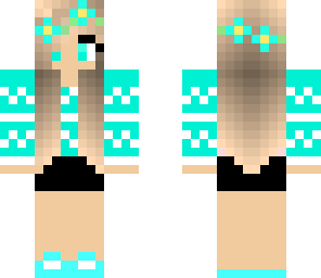 cute teal girl