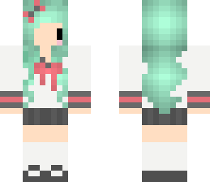 edited chibi school girl