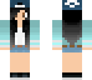 blue tomboy girl