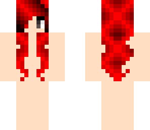 electric red to black hair base
