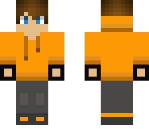 simple  orange boy