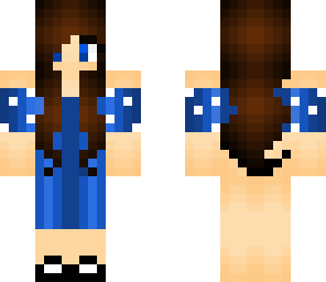 blue polkadot dress