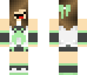 derp girl green short haired