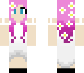 flower girl minecraft skin