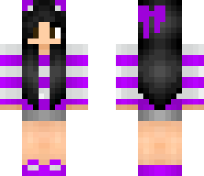 slamacow fan purple and black hair