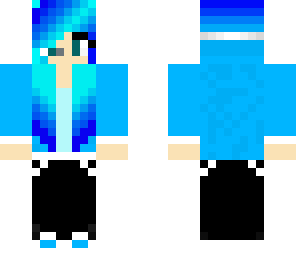 sky blue girl