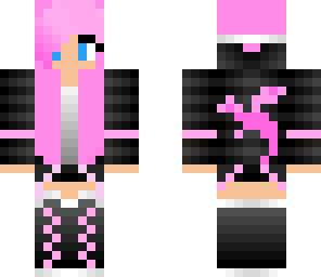 pink ender dragon girl
