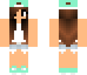 mint green tumblr girl