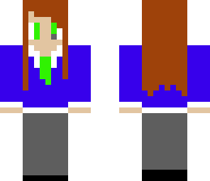 blue and green sweater gamer girl