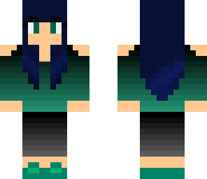 midnight blue hair girl