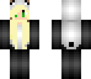 blonde hair panda