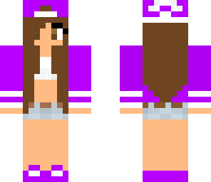 purple skater girl