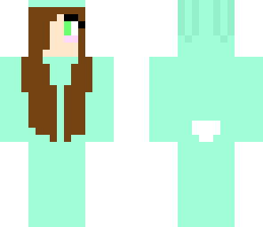 girl in a bunny costume