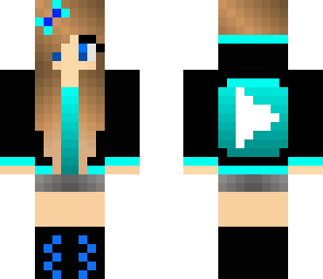 blue youtube girl