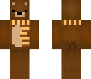 bear with cute scarf x3