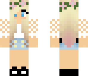 edit of blond girl