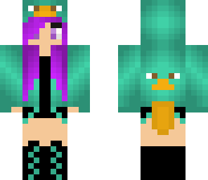 platypus hoodie girl