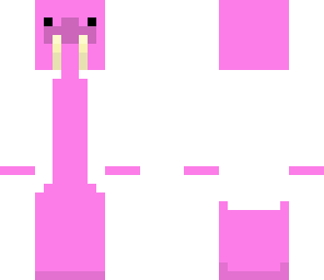 pink walrus in labcoat