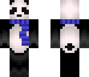 panda bear with scarf