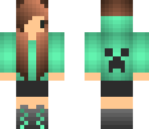 chibi creeper skin