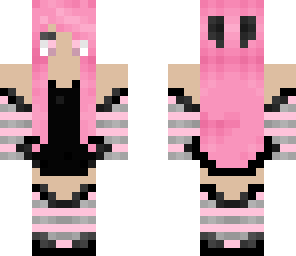 pink hair girl