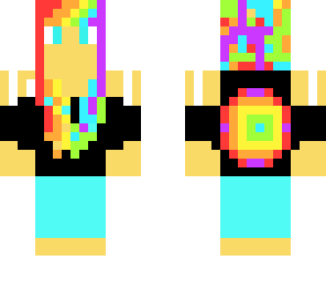rainbow girl