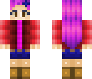 pink and red girl