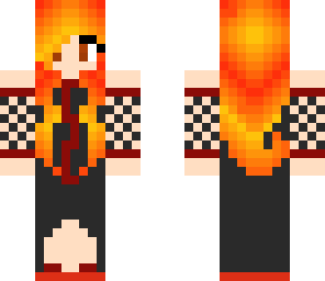fire wedding girl