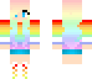 rainbow girl
