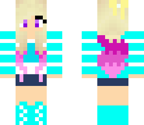 cute blue girl
