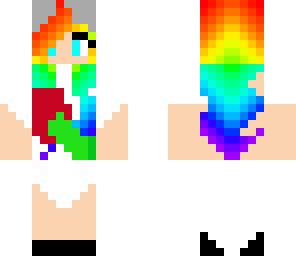 rainbow hair girl ready for a wedding