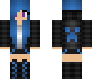 blue creeper girl