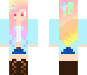 rainbow girl