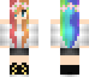 rainbow summer girl