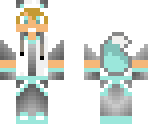 light blue panda