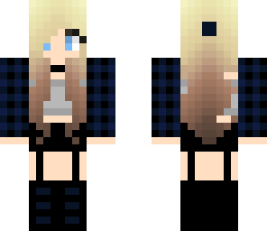 grunge goth with ombre hair