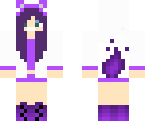 purple fire girl