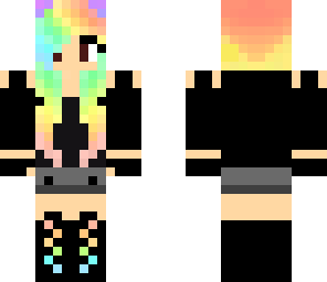 double edited cute rainbow hoody