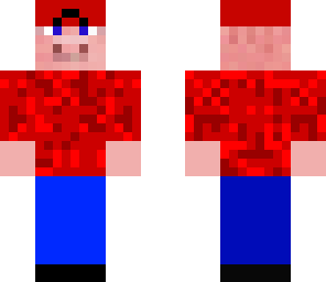 cool pig in red