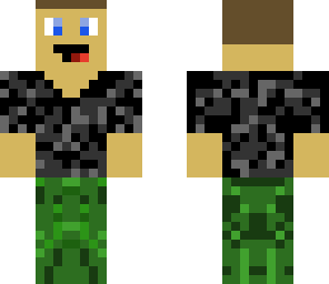 casual black and green